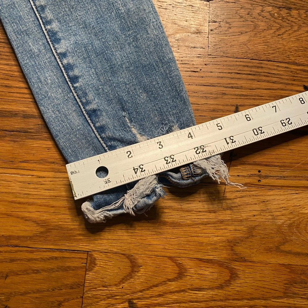 American Eagle high rise jeggings -size 8 long - Picture 5 of 7